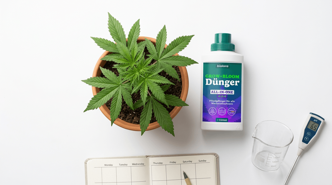 Autoflower düngen – Wochenplan und Dosierungsanleitung für optimale Ernte