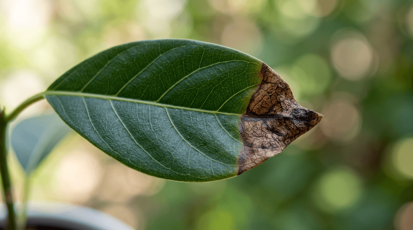 Autoflower Überdüngen erkennen – braune Blattspitzen als Zeichen von Nutrient Burn