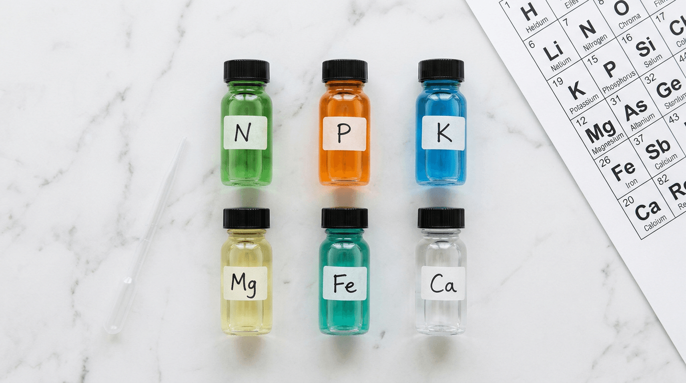 Cannabis Nutrient Guide – NPK und Spurenelemente für Cannabispflanzen erklärt