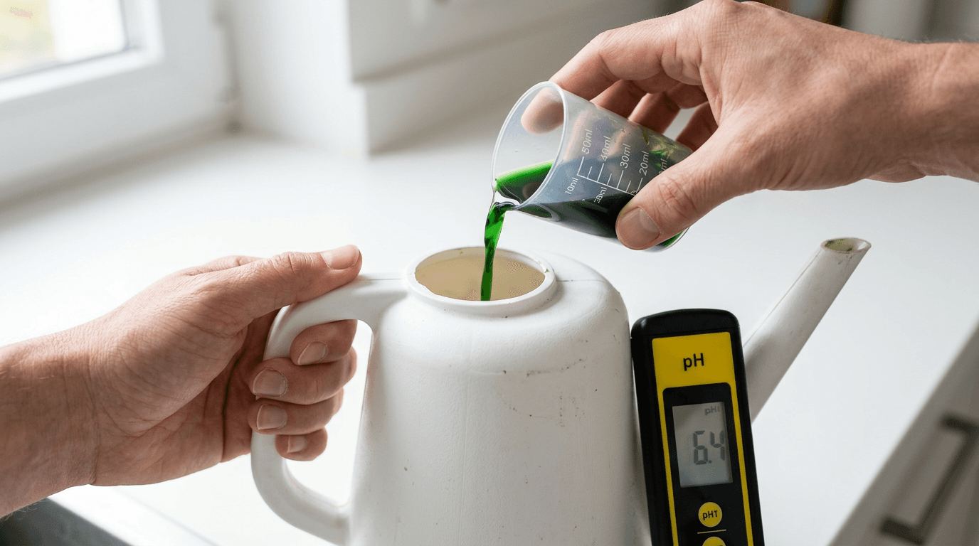 Hanfpflanzen düngen – Gießwasser pH-Wert einstellen und Dünger dosieren