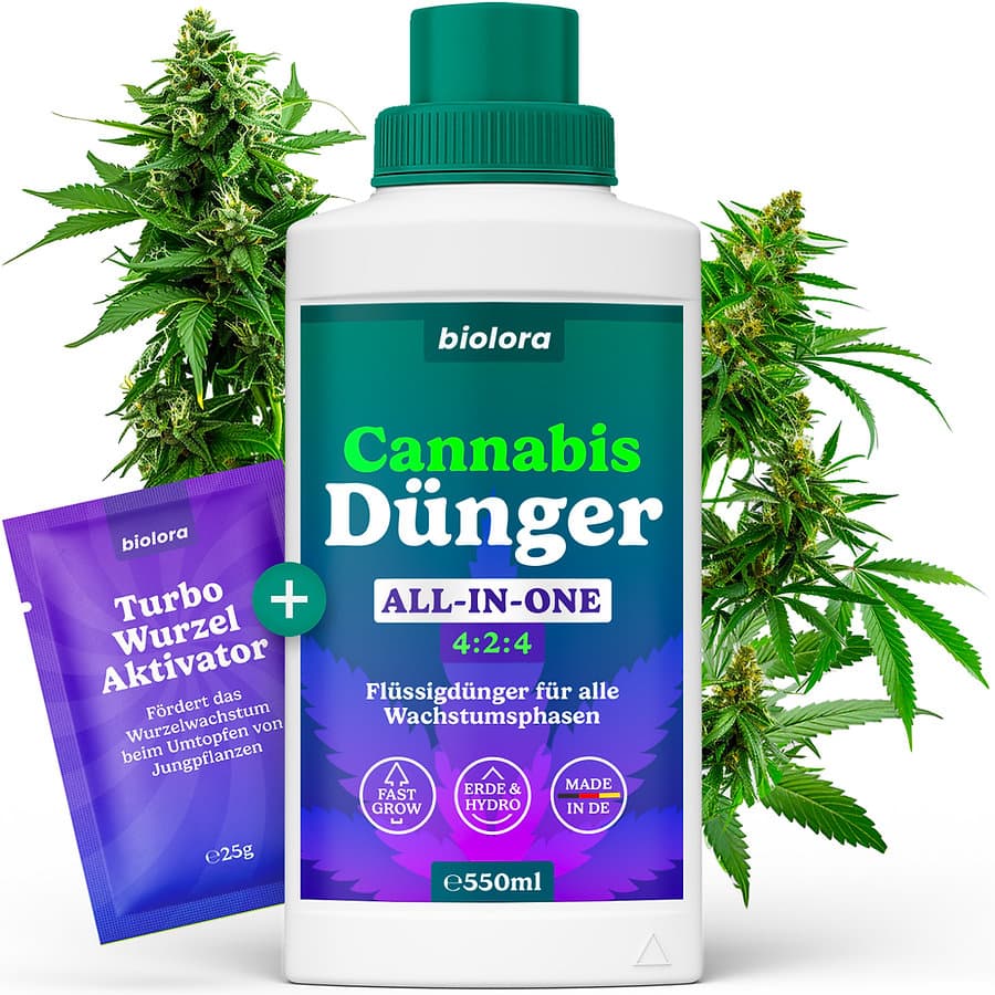 BIOLORA® Weed Dünger – All-in-One Cannabis Nutrient 550 ml